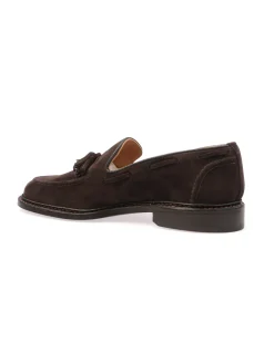 Tricker's | Mocassini in Suede Elton con Nappine>Uomo Mocassini