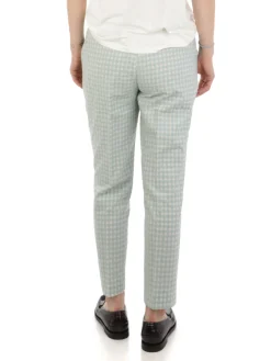 Via Masini 80 | Pantaloni Donna Vichy in Cotone>Donna Pantaloni