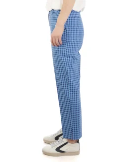 Via Masini 80 | Pantaloni Donna Vichy in Cotone>Donna Pantaloni