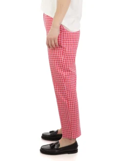 Via Masini 80 | Pantaloni Donna Vichy in Cotone>Donna Pantaloni