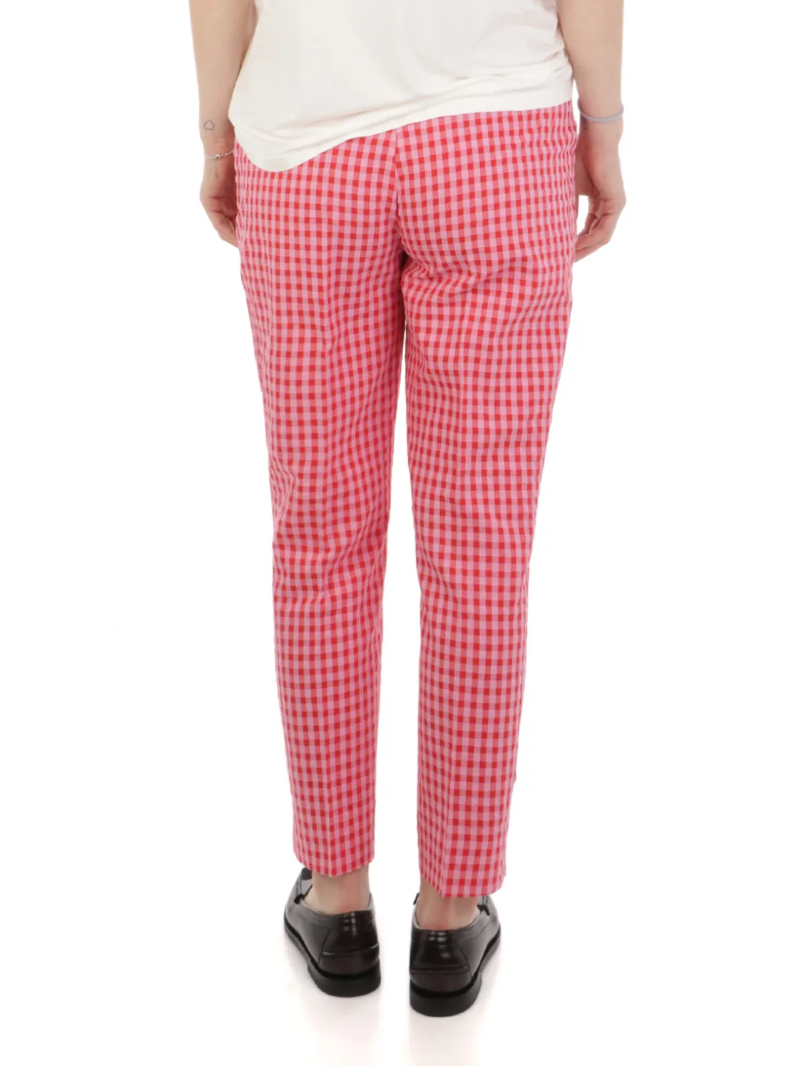 Via Masini 80 | Pantaloni Donna Vichy in Cotone>Donna Pantaloni