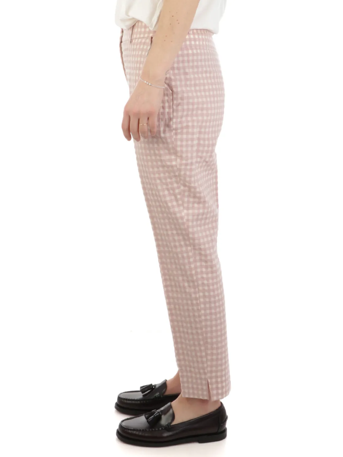 Via Masini 80 | Pantaloni Donna Vichy in Cotone>Donna Pantaloni