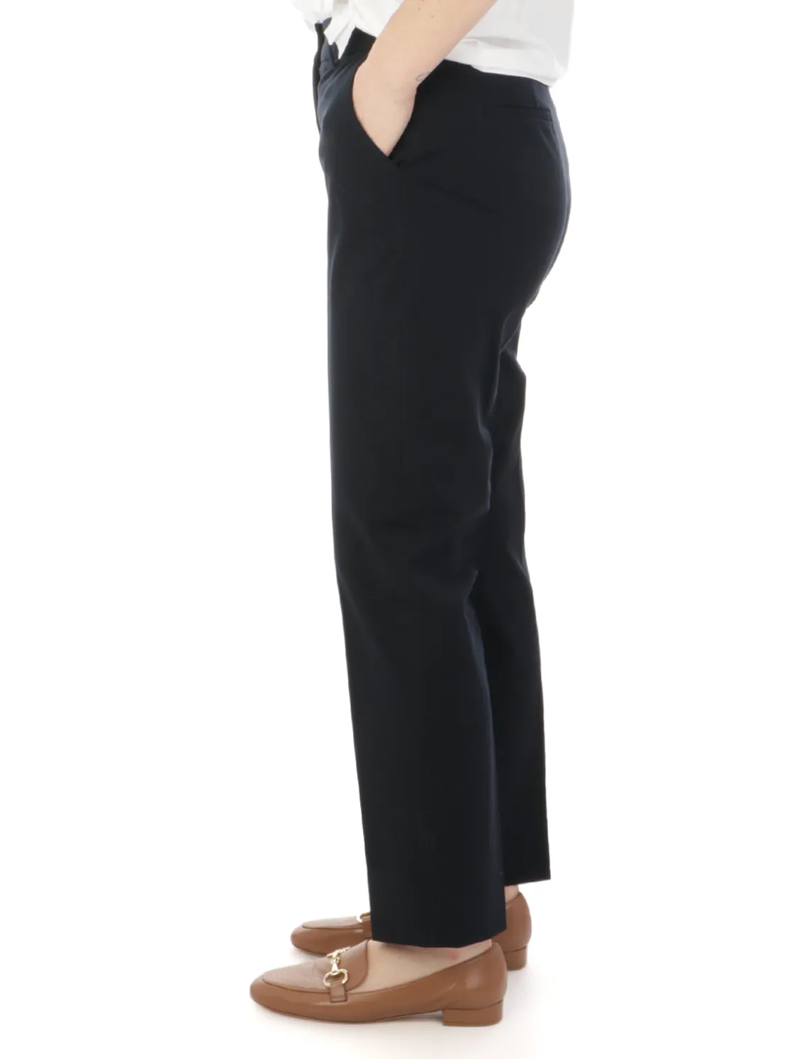 Via Masini 80 | Pantaloni Sigaretta Donna in Cotone>Donna Pantaloni