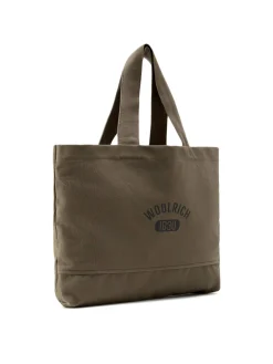 Woolrich | Borsa Tote in Tela di Cotone>Donna Borse E Zaini|Borse E Zaini