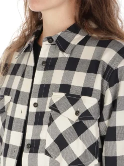 Woolrich | Camicia Donna in Flanella Check><noscript><img width=