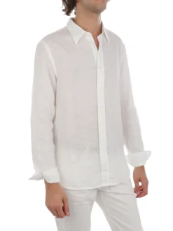 Woolrich | Camicia Uomo in Lino>Uomo Camicie