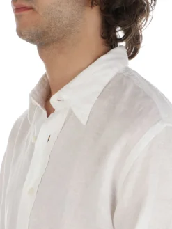 Woolrich | Camicia Uomo in Lino><noscript><img width=
