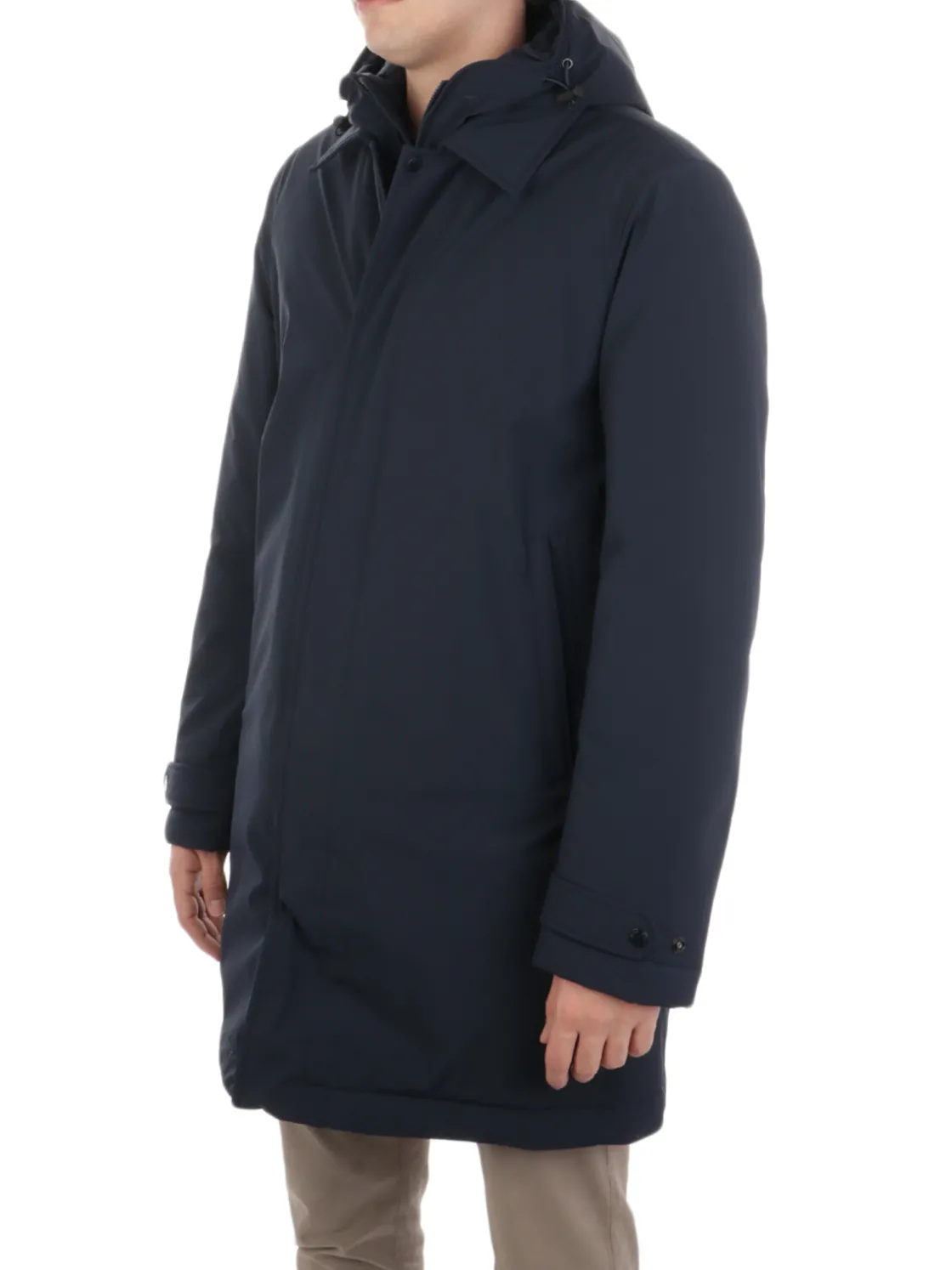 Woolrich | Cappotto Uomo Stretch Carcoat>Uomo Giubbotti E Piumini