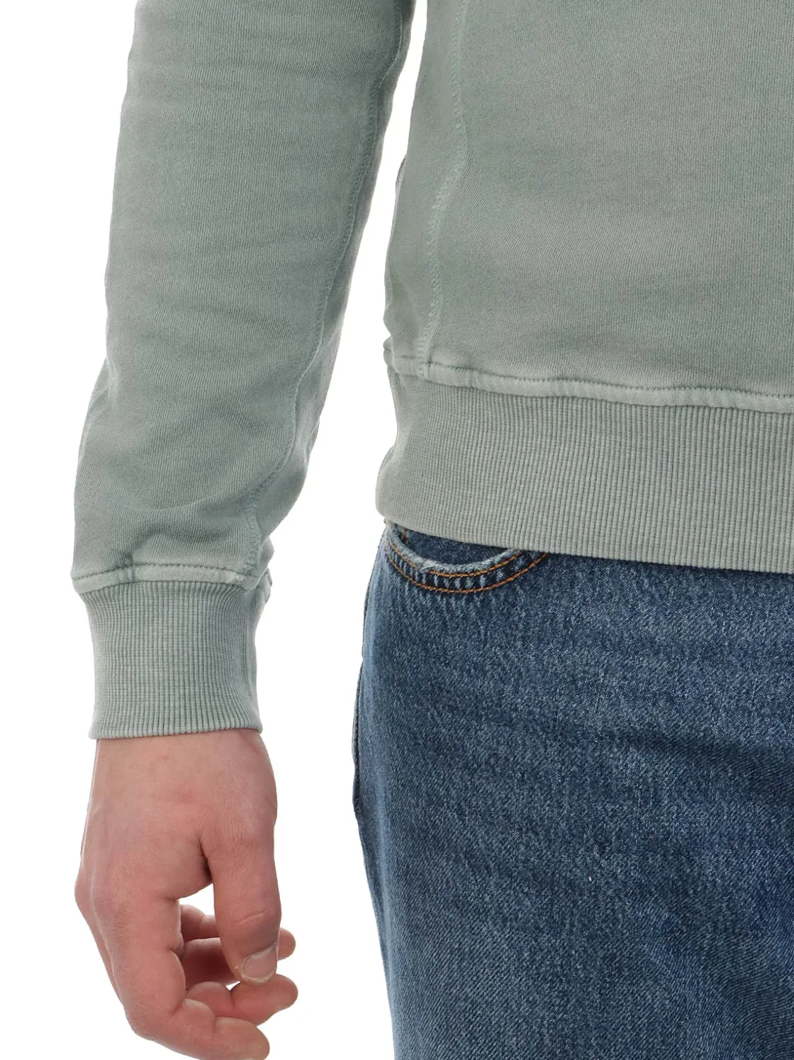 Woolrich | Felpa Uomo in Cotone Tinto in Capo>Uomo Felpe