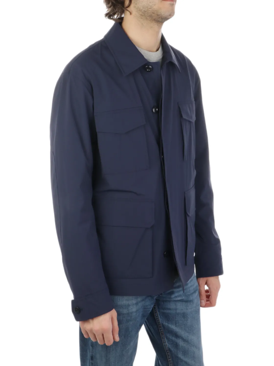 Woolrich | Field Jacket Uomo in Nylon Opaco>Uomo Giubbotti E Piumini