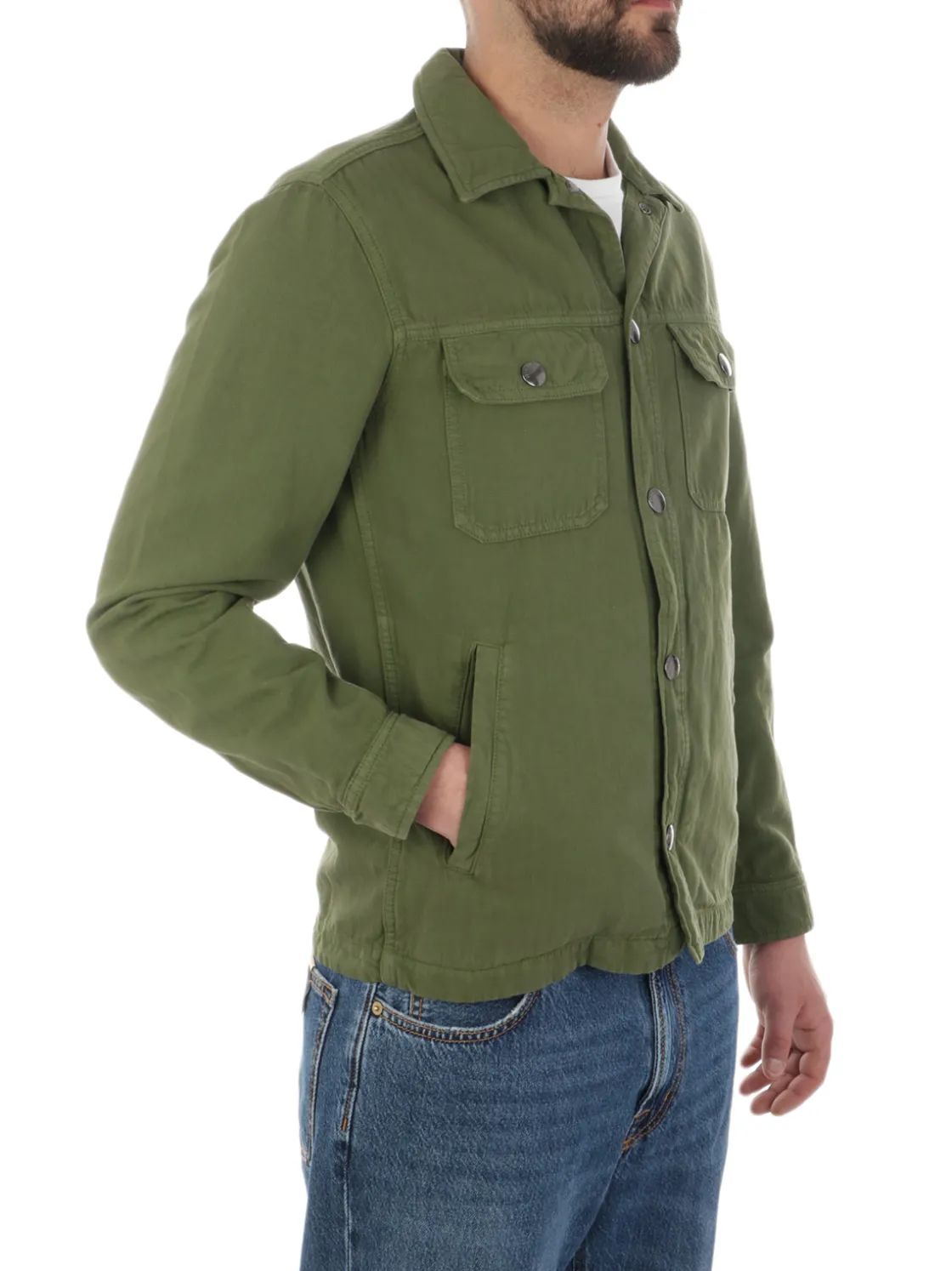 Woolrich | Overshirt Uomo Cotton Hemp>Uomo Camicie