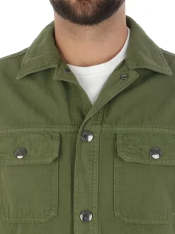 Woolrich | Overshirt Uomo Cotton Hemp><noscript><img width=