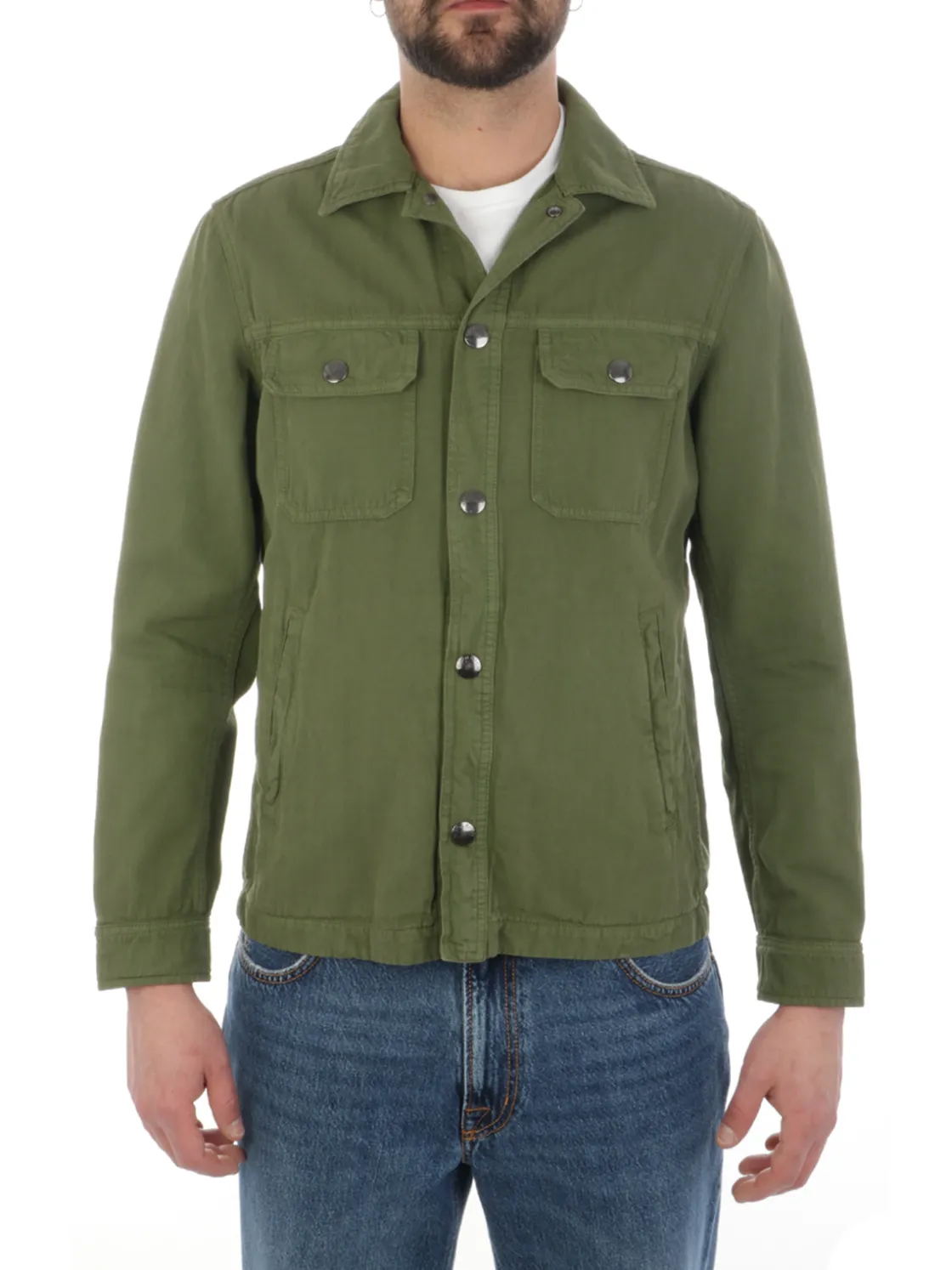 Woolrich | Overshirt Uomo Cotton Hemp>Uomo Camicie