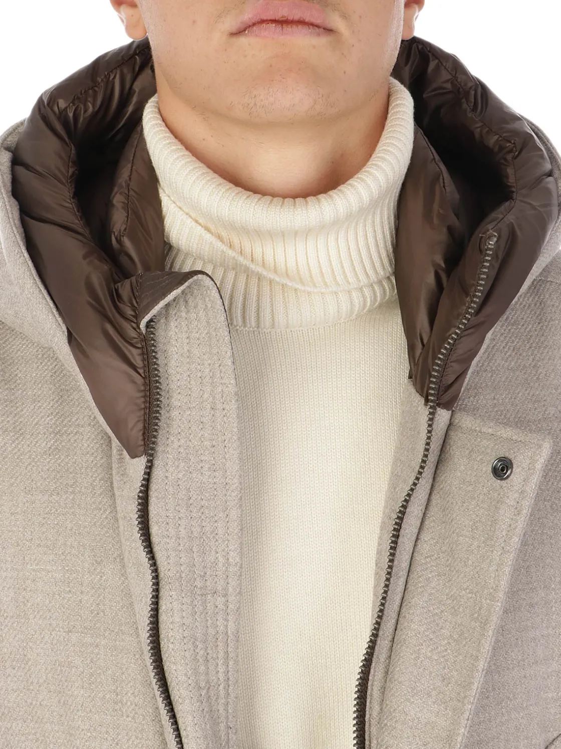 Woolrich | Parka Uomo in Lana Loro Piana>Uomo Giubbotti E Piumini