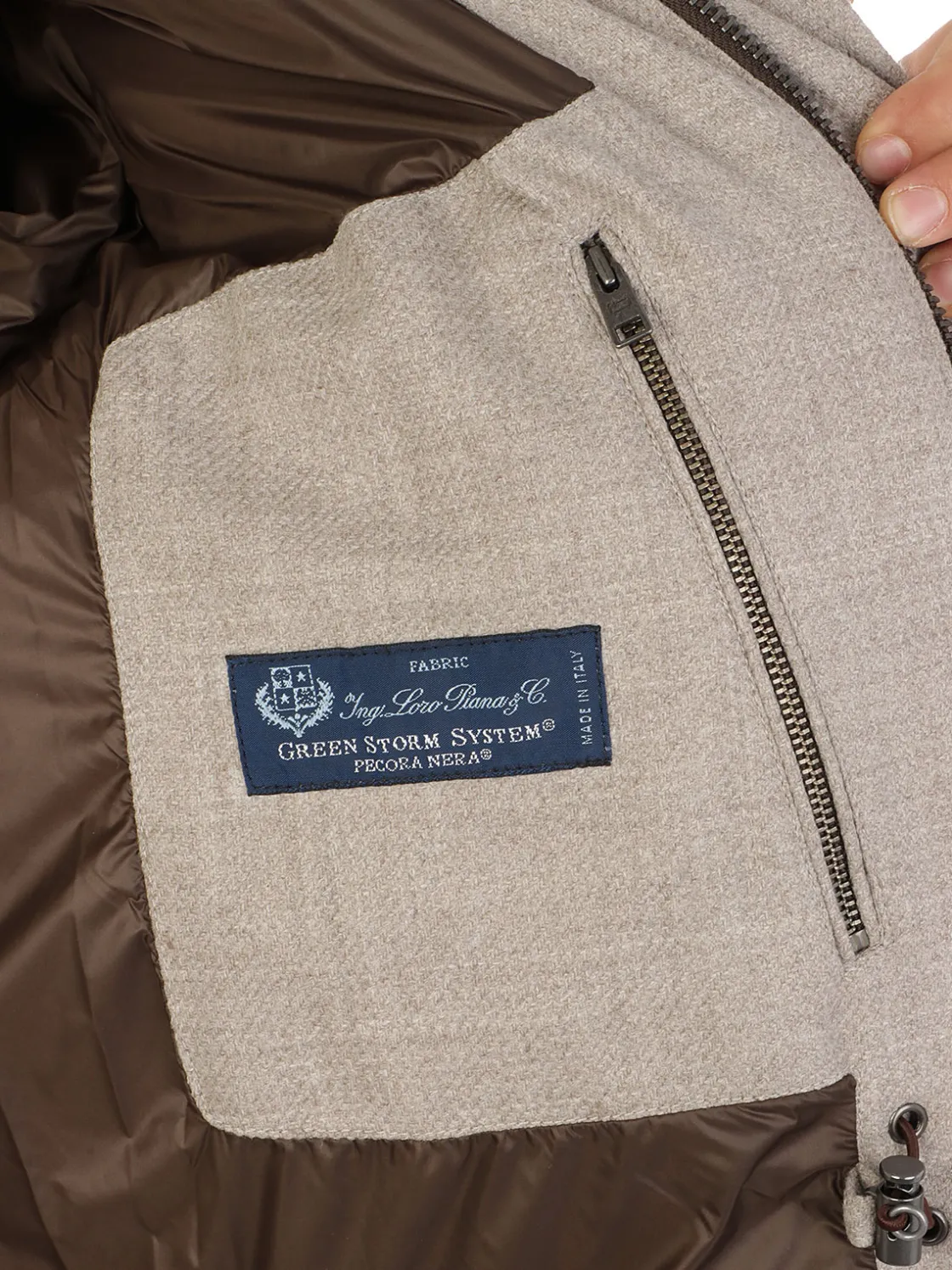 Woolrich | Parka Uomo in Lana Loro Piana>Uomo Giubbotti E Piumini