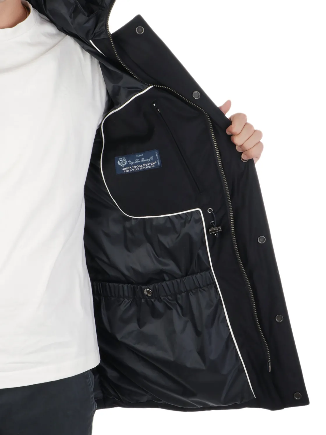 Woolrich | Parka Uomo Luxe in Tessuto Loro Piana>Uomo Giubbotti E Piumini