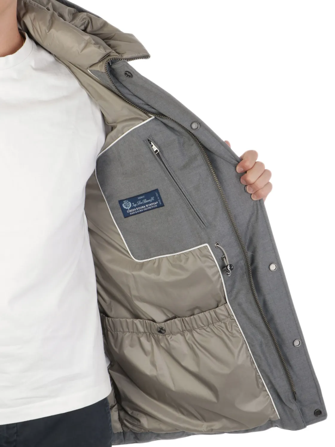 Woolrich | Parka Uomo Luxe in Tessuto Loro Piana>Uomo Giubbotti E Piumini