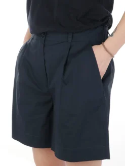 Woolrich | Shorts Donna in Poplin di Cotone>Donna Bermuda