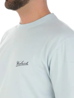 Woolrich | T-Shirt Uomo Logo in Cotone><noscript><img width=